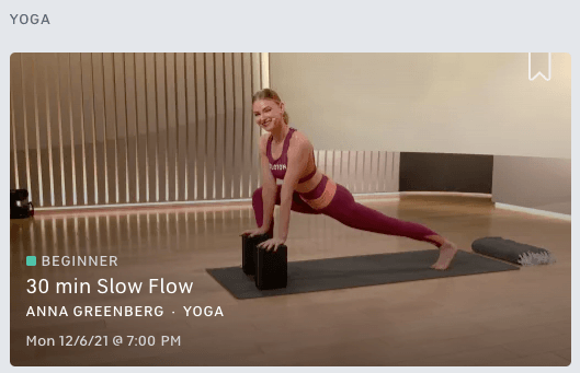 peloton yoga classes