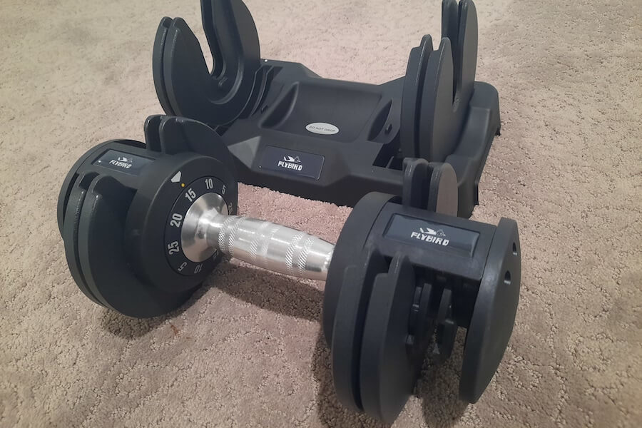 FLYBIRD adjustable dumbbells featured 3