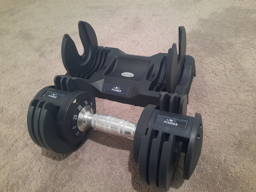 FLYBIRD adjustable dumbbells featured 4